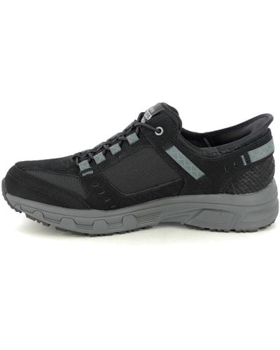 Skechers Slip Ins Canyon Bkcc Black Charcoal Grey S Slip-on Shoes 237450