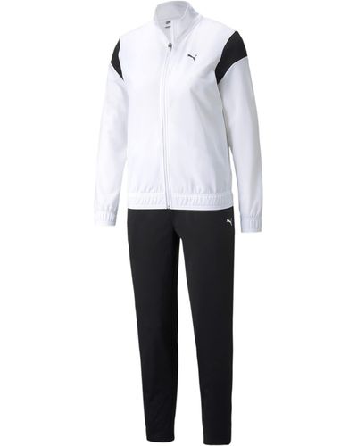 PUMA Classic Tricot Suit Trainingsanzug - Weiß