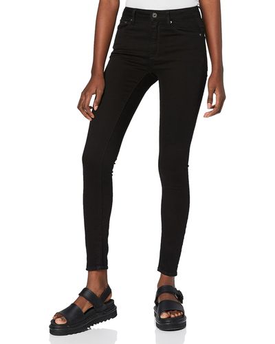 G-Star RAW Jeans 3301 High Waist Skinny para Mujer - Negro