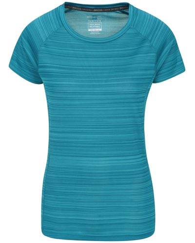 Mountain Warehouse Shirt da Donna Endurance - Top Estivo da Donna - Blu
