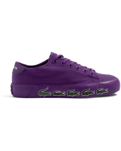 Lacoste Sneakers vulcanisées - 46CFA0001, DK Purp/DK GRN, 39 EU - Violet