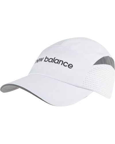 New Balance Und 5 Panel Performance Laufmütze - Weiß