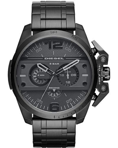 DIESEL Analog Quarz Uhr mit Edelstahl Armband DZ4362 - Schwarz
