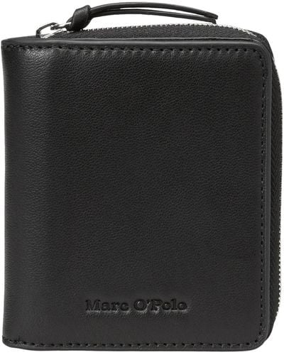 Marc O' Polo Cally Geldbörse RFID Schutz Leder 10 cm - Schwarz