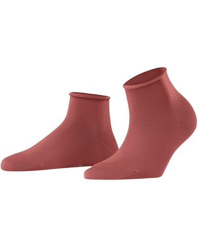 FALKE Touch W Sso Cotton Plain 1 Pair Short Socks - Red