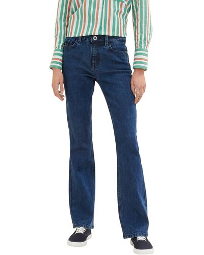 Tom Tailor 1035527 Kate Narrow Bootcut Jeans - Blau