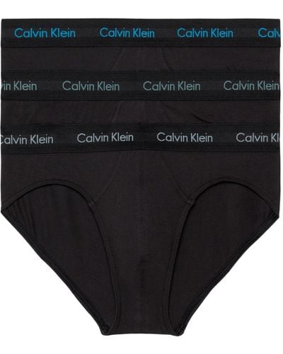Calvin Klein Hip Brief Ropa Interior - Negro