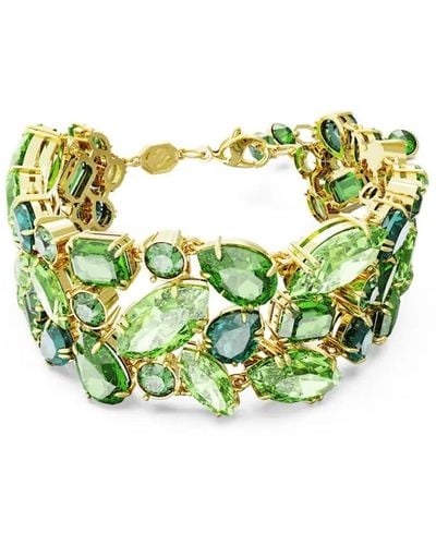 Swarovski Bracelet gema, tailles variées - Vert