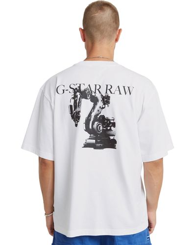 G-Star RAW Industry Back gr Boxy r t T-Shirt - Weiß