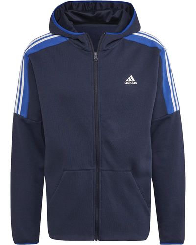 adidas MTS Fleece Cb Sportanzug - Blau