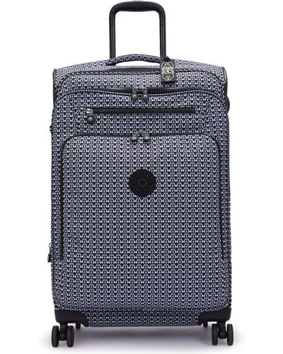 Kipling Fabric Trolley Four Wheels 360 Swivel With Expandable Main Compartment Complemented By Three Large External Pockets And Two - Blue
