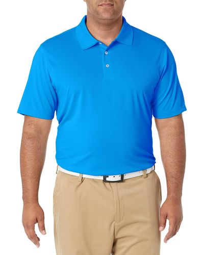 Amazon Essentials Polo de Golf à Séchage Rapide Coupe Régulière - Bleu