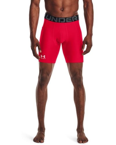 Under Armour Armor Heatgear Compression Shorts - Red