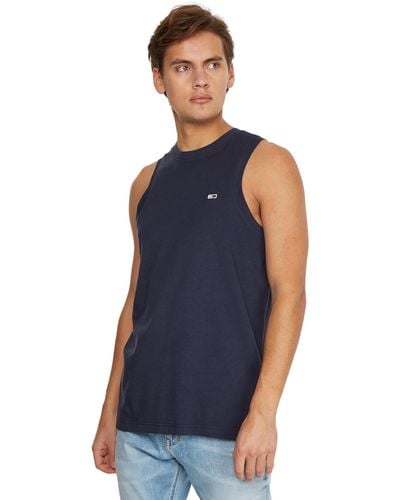 Tommy Hilfiger 2er Pack Tank Tops Slim Fit - Blau