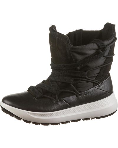 Ecco Solice Arctic Waterproof Snow Boot in White | Lyst