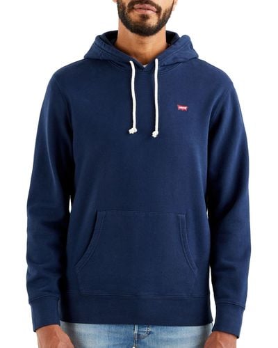 Levi's New Original Sweatshirt Hoodie - Blue