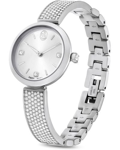 Swarovski Analoge Quartz Horloge Met Roestvrij Stalen Band 5671205 - Metallic