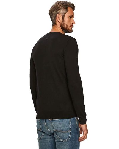 Wrangler Crewneck Knit Sweatshirt - Black