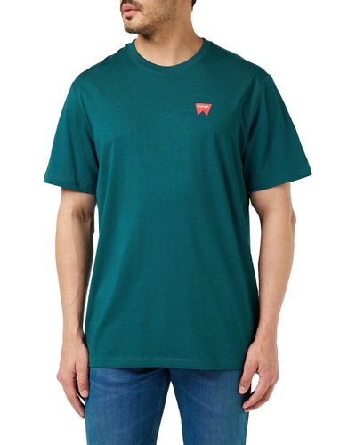 Wrangler Sign Off Tee T-shirt - Green