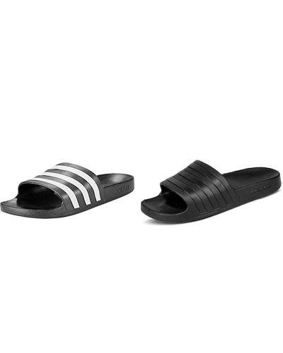 adidas Adilette Aqua Slides - Black