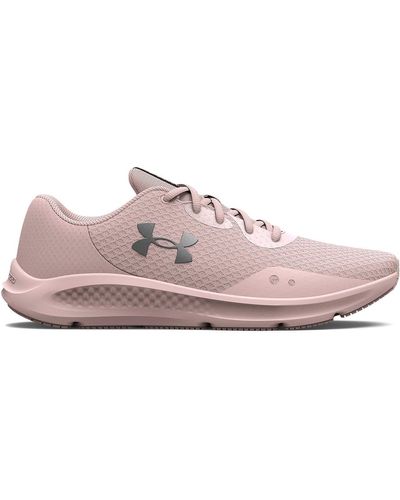 Under Armour Charged Pursuit 3 Trainers S Runners Pink Silver