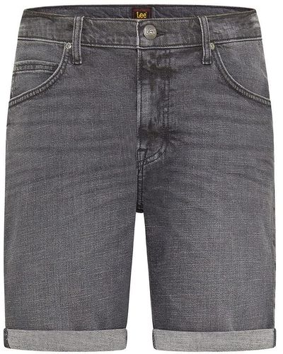 Lee Jeans Rider Short Pantaloncini Casual - Grigio