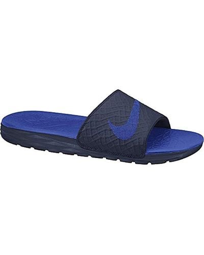 Nike Benassi Solarsoft - Chanclas Hombre - Azul