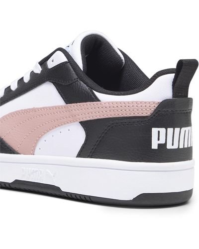 PUMA Erwachsene Rebound V6 Low Sneakers 37.5White Future Pink Black - Blau