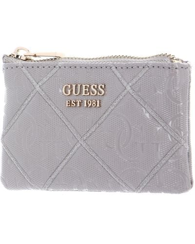 Guess Caddie Zip Pouch Taupe - Metallizzato