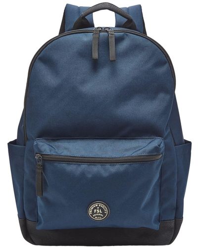 Fossil Sport Backpack Blue - Bleu