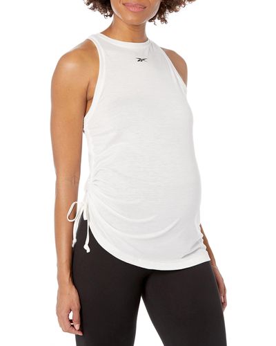 Reebok Maternity Tank Cami Shirt - White