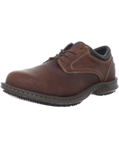 Timberland Gladstone Esd Oxfrd Brown-m Industrial Casual Work Shoe