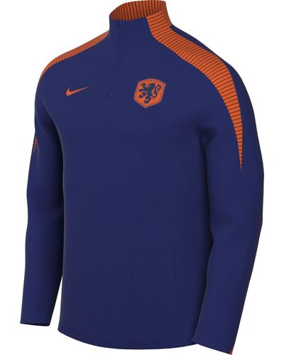 Nike Maglione da allenamento Netherlands Strike da uomo - Blu