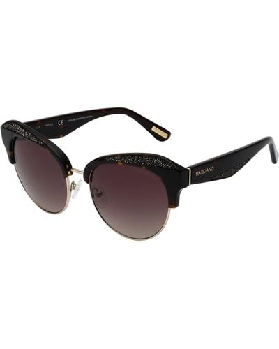 Guess GM0777 5552F By Marciano Sonnenbrille Gm0777 52F 55 Schmetterling Sonnenbrille 55 - Braun