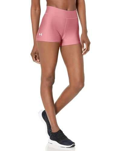Under Armour Heatgear Mid Rise Shorty - Pink