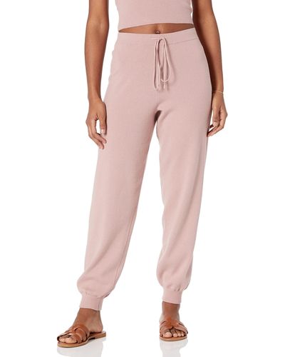 The Drop Maddie Loose-fit Supersoft Sweater Jogger - Pink