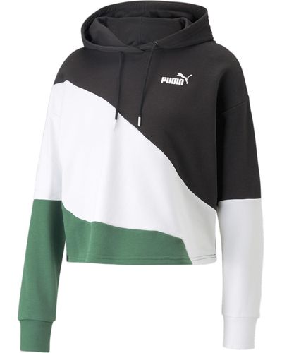 PUMA Sportsweatshirt 'power' - Grün