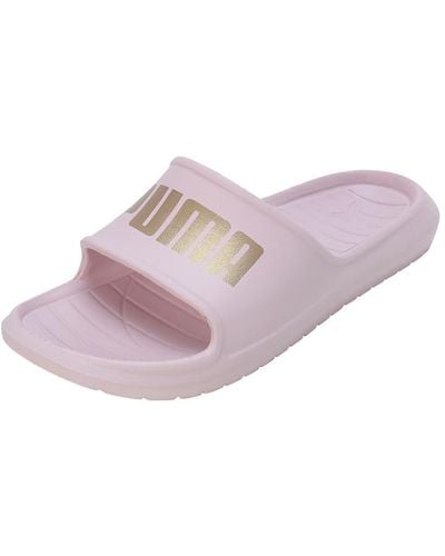 PUMA Adults Divecat V2 Lite Slide Sandals - Lila
