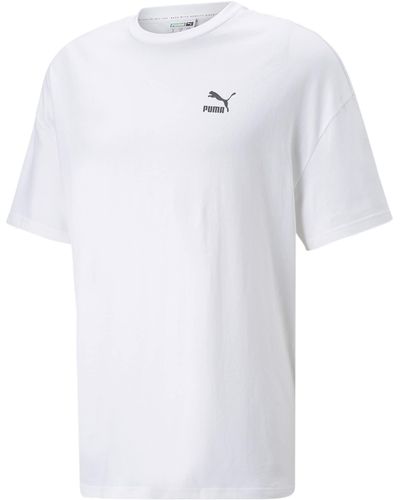 PUMA Classics Oversized T-Shirt für - Weiß