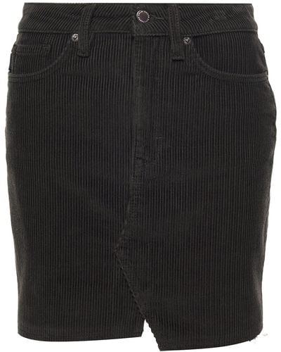 Superdry Denim Mini Skirt Falda - Negro