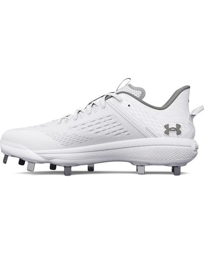 Under Armour Yard Low Mt Baseball Cleat Shoe, - White