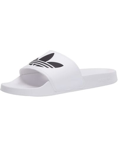 adidas Adilette Lite Footwear White/core Black/footwear White 5