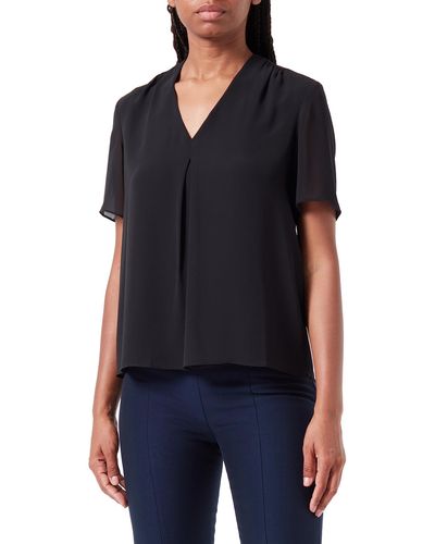 S.oliver Bluse Kurzarm,9999,36 - Schwarz