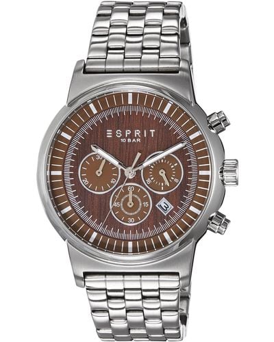 Esprit Cronografo Quarzo Orologio da Polso ES106851005_Silver - Metallizzato