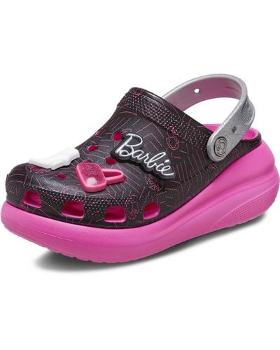 Crocs™ Adult Barbie Classic Crush Clogs | Platform Shoes - Purple