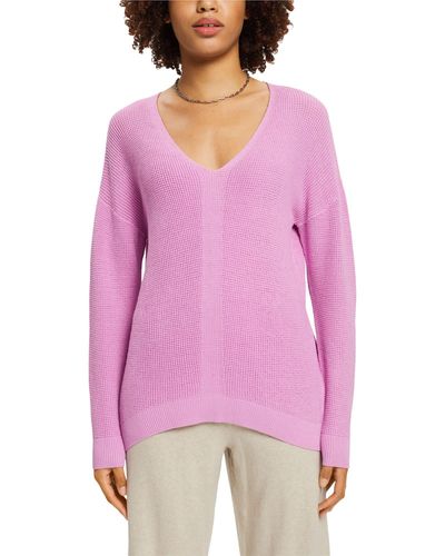 Esprit 992cc1i315 Sweater - Violet