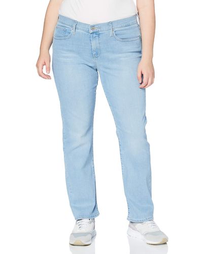 Levi's Plus Size 314 Shaping Straight Jeans Rio No Chill - Bleu