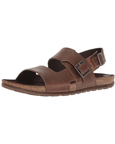 Brown Merrell Sandals, slides and flip flops for Men | Lyst