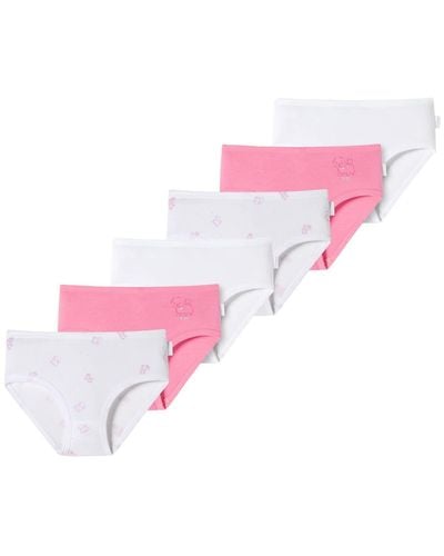 Schiesser Feinripp Organic Cotton - Slips/Unterhosen - 6er - Pink
