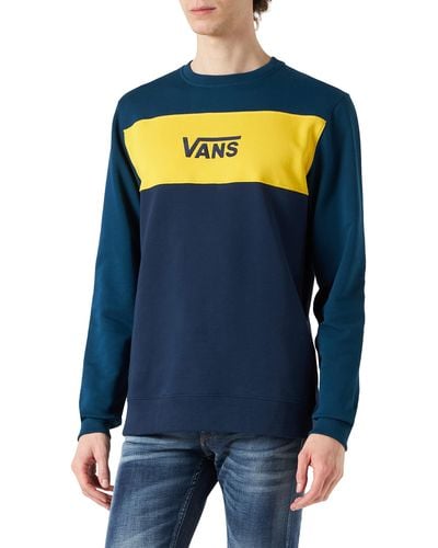 Vans Retro Active Crew Sweatshirt Voor - Blauw